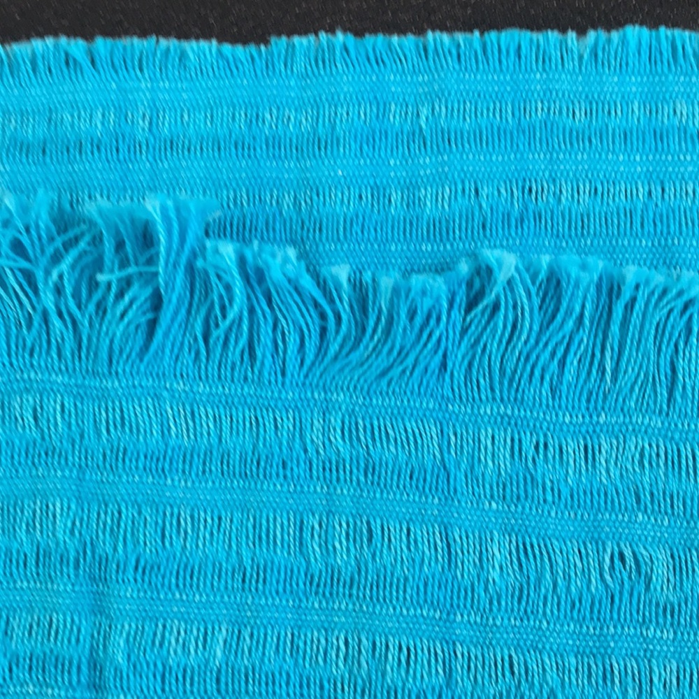 Turquoise Blue Scarf - Picture 4 of 4